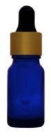 10ml Blue Glossy Colour Glass Dropper Bottle