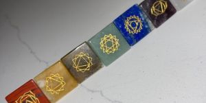 Seven Chakra Rekhi Pyramid Set