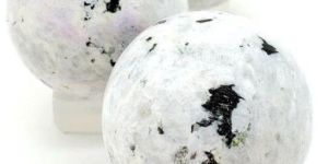 White Rainbow Moonstone High Quality Polished Sphere
