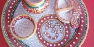 Marble Pooja Thali