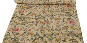 Chikan Embroidered Bed Sheet