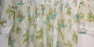 Mulmul gown with beautiful hand work ( Chikan -kaari )