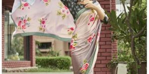 Crepe Printed Sarees