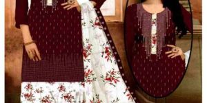 Rayon Semi Stitched Suits