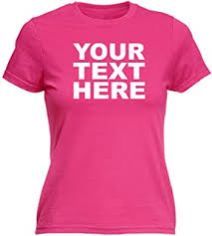 Ladies Customised T-Shirt
