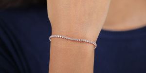 Rose Gold Tennis Bracelet