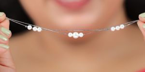 Two Chain Pearls Bracelet