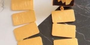 Contemporary Gold Earrings