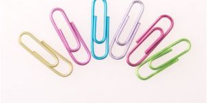 Plastic Paper Clips