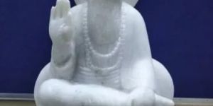 White Marble Guru Nanak Statue