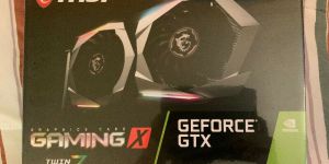 MSI GeForce GTX 1660 SUPER GAMING X GPU 6GB Video Graphics Card
