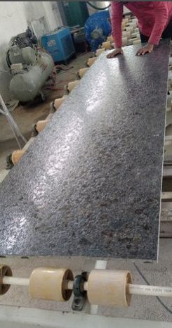 Lapotra Finish Steel Grey Granite Slab