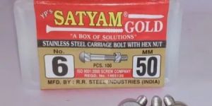 Satyam Gold Carriage Bolts