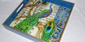 Wooden Meena Work Tray