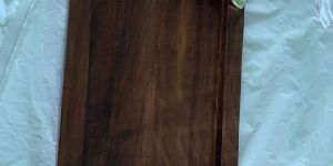 Wooden Tray with Leaf Handle