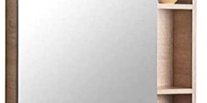 Wooden Bathroom Cabinet with Mirror