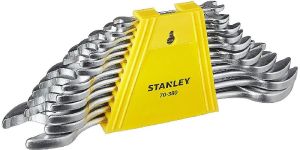 Chrome Vanadium Steel Stanley 70-380E 12 Pieces Double Open End Spanner Set