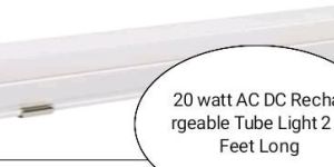 20 Watt AC DC Rechargeable LED Tube Light