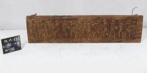 60x15x2 Inch Wooden Carved Wall Panel