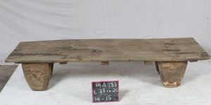 78x25x15 Inch Naga Wooden Bench