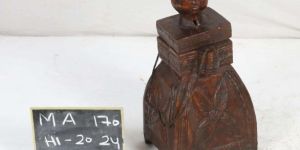 Antique Wooden Butter Pot