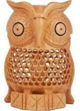 Wooden Jali Owl