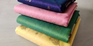 Chanderi Cotton Silk Zari Motifs Work Handwoven Saree