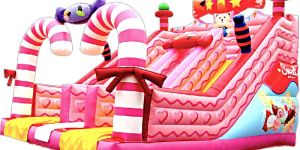 Candy Inflatable Bouncy Slide