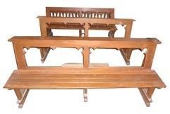 Wooden Church Bench