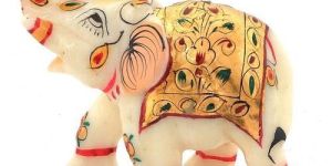 Marble Elephant Statues