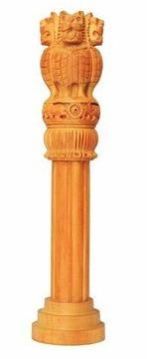 Wooden Ashoka Pillar