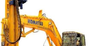Excavator Mounted Blast Hole Drill Rig