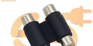 Dual RCA Coupler 2 Female to 2 Female Audio Connector