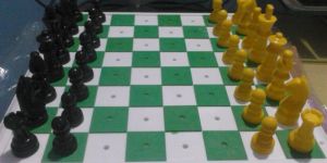 Chess Sets Braille for Blind in Fibre