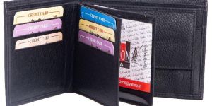Leather Wallet with Bi Fold