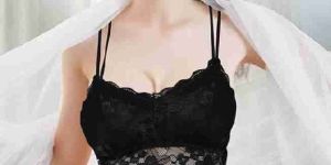 Black Padded Bralette Bra