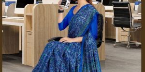 Madhumati Italian Crepe Silk Uniform Sarees