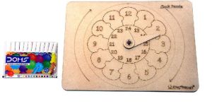 24 Hour and Minutes Clock Learning Puzzle Board