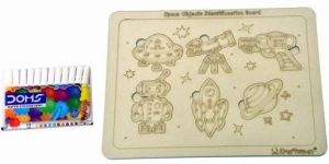 Space Objects Identification Puzzle Board