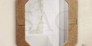 Handmade Jute Wall Mirror