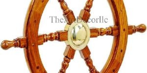 Nautical Wooden Ship Wheel