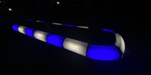 Plastic LED Curb Stone