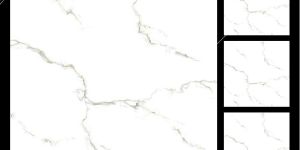 600x600mm Arctic Elica Glossy Finish Ceramic Tiles