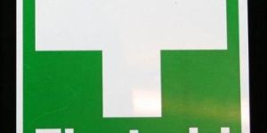 First Aid Sign Board