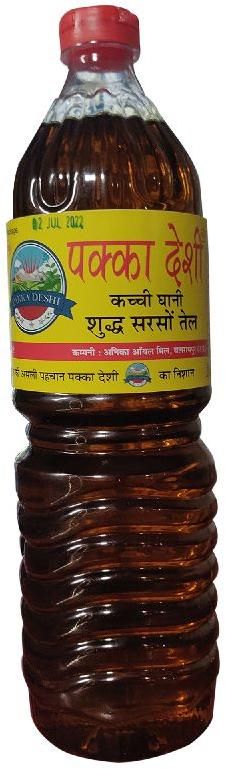 Pakka Deshi Cold Pressed Brown Mustard Oil
