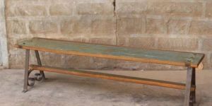Wooden & Iron Bench