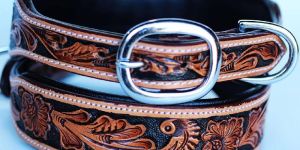 Leather Antique Caring Dog Collar