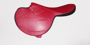 Leather Horse Synthetic Blue Racing & Polo Saddle