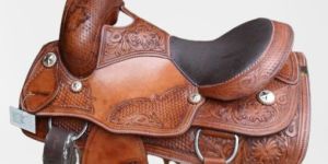 Leather Horse Western Big Horn Hot Seat Saddle