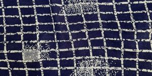 Spun Polyster Interlock Jacquard Knitted Fabric